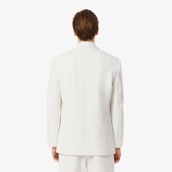 Erkek Çift Düğmeli Nakışlı Heritage Rozetli Blazer