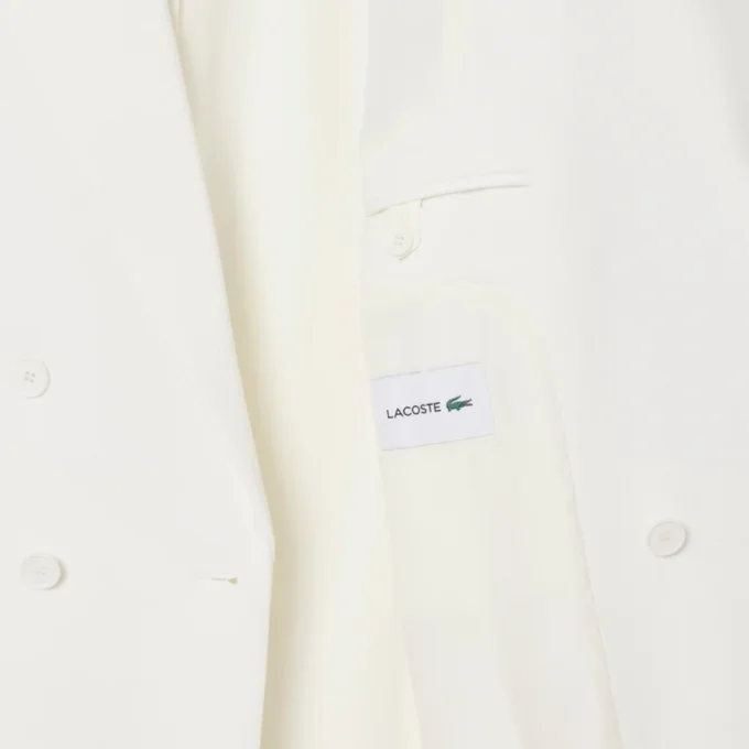 Erkek Çift Düğmeli Nakışlı Heritage Rozetli Blazer