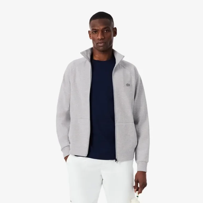 Erkek Çift Yüzlü Jersey Fermuarlı Sweatshirt