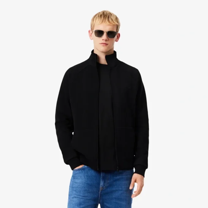 Erkek Çift Yüzlü Jersey Fermuarlı Sweatshirt
