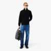 Erkek Çift Yüzlü Jersey Fermuarlı Sweatshirt