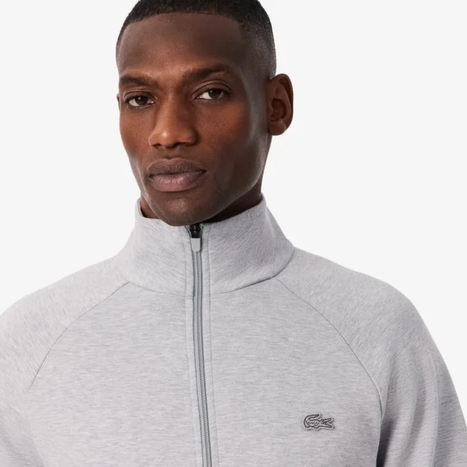 Erkek Çift Yüzlü Jersey Fermuarlı Sweatshirt