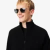 Erkek Çift Yüzlü Jersey Fermuarlı Sweatshirt