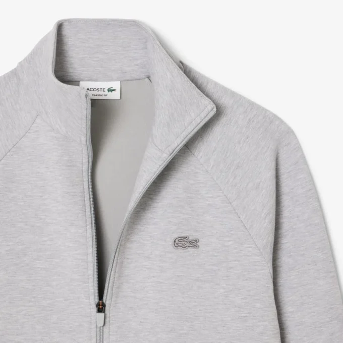 Erkek Çift Yüzlü Jersey Fermuarlı Sweatshirt