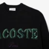 Erkek Intarsia Markalı Yün Kazak