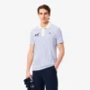 Erkek Isı Düzenleyici Çizgili Golf Polo Tişört