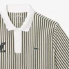 Erkek Isı Düzenleyici Çizgili Golf Polo Tişört