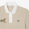 Erkek Isı Düzenleyici Çizgili Golf Polo Tişört