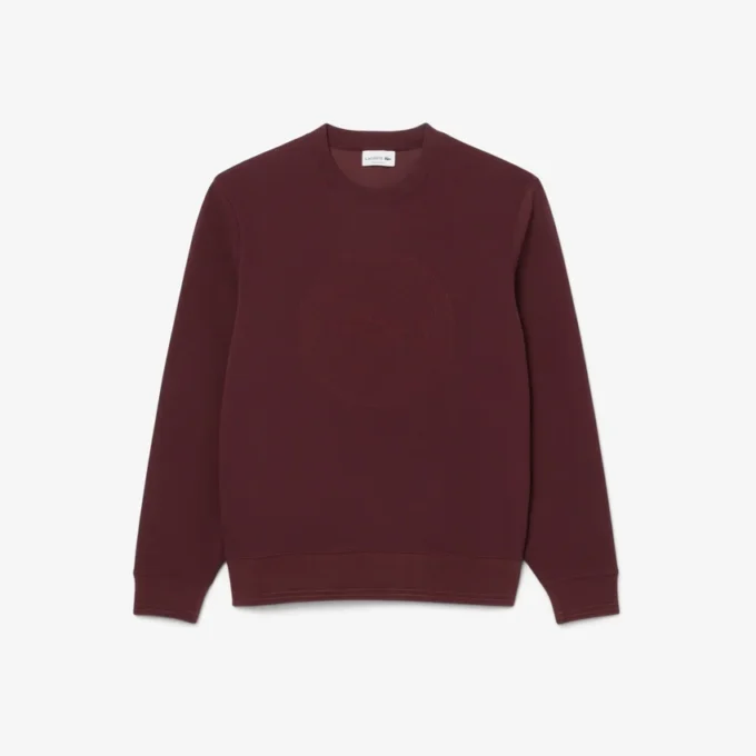 Erkek Kabartmalı Logo Piqua Sweatshirt