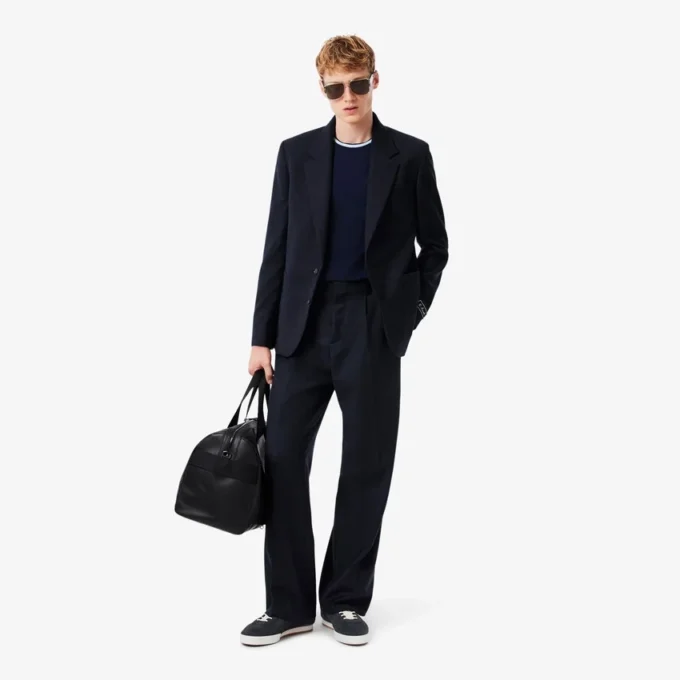 Erkek Keçeli Yün Blazer