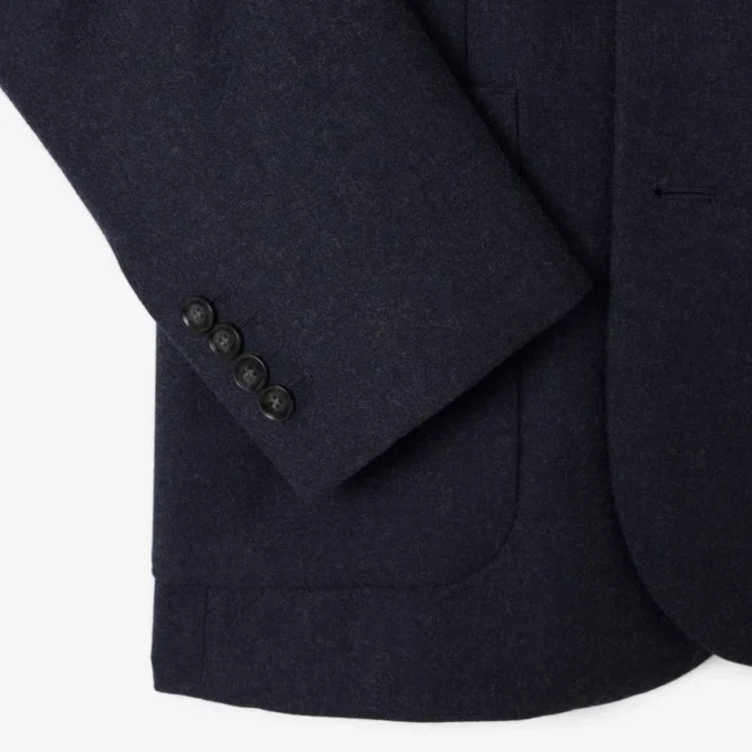Erkek Keçeli Yün Blazer