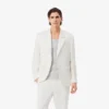 Erkek Keten Blend Blazer