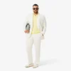 Erkek Keten Blend Blazer