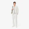 Erkek Keten Blend Blazer