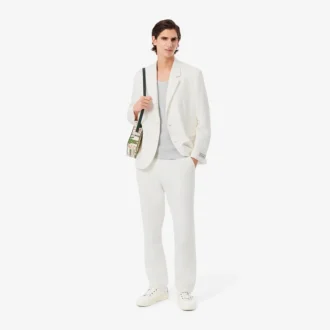 Erkek Keten Blend Blazer