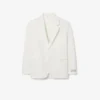 Erkek Keten Blend Blazer