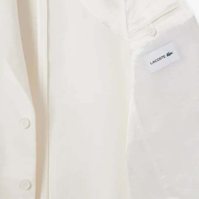 Erkek Keten Blend Blazer