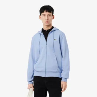 Erkek Klasik Kesim Fermuarlı Polar Sweatshirt