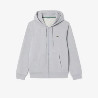 Erkek Klasik Kesim Fermuarlı Polar Sweatshirt