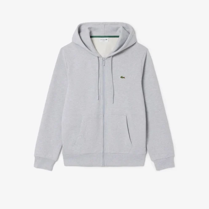 Erkek Klasik Kesim Fermuarlı Polar Sweatshirt