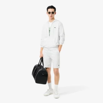 Erkek Klasik Kesim Fermuarlı Polar Sweatshirt