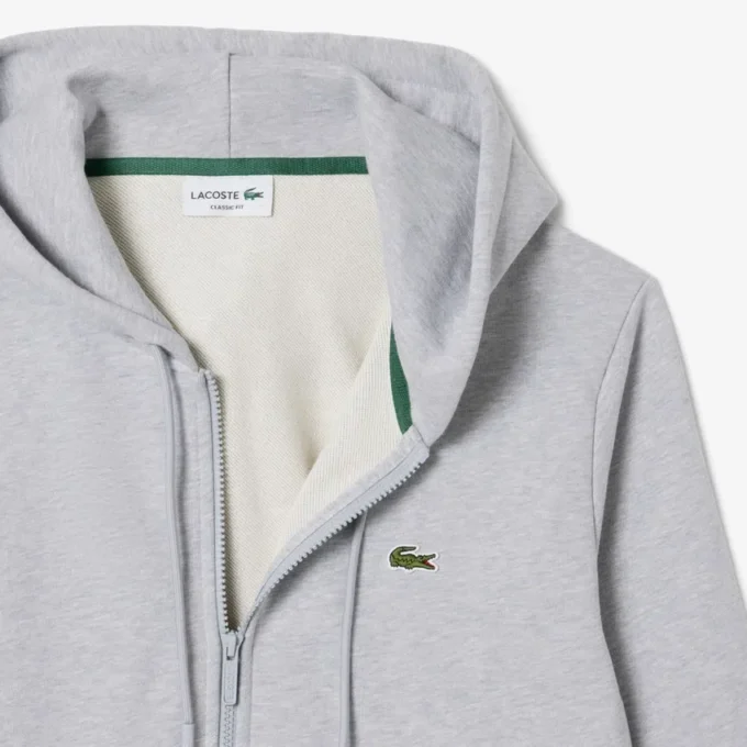 Erkek Klasik Kesim Fermuarlı Polar Sweatshirt