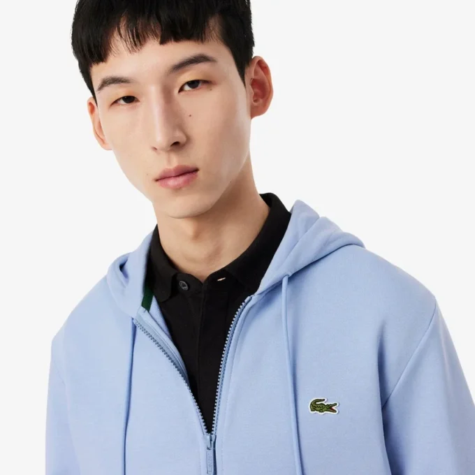 Erkek Klasik Kesim Fermuarlı Polar Sweatshirt