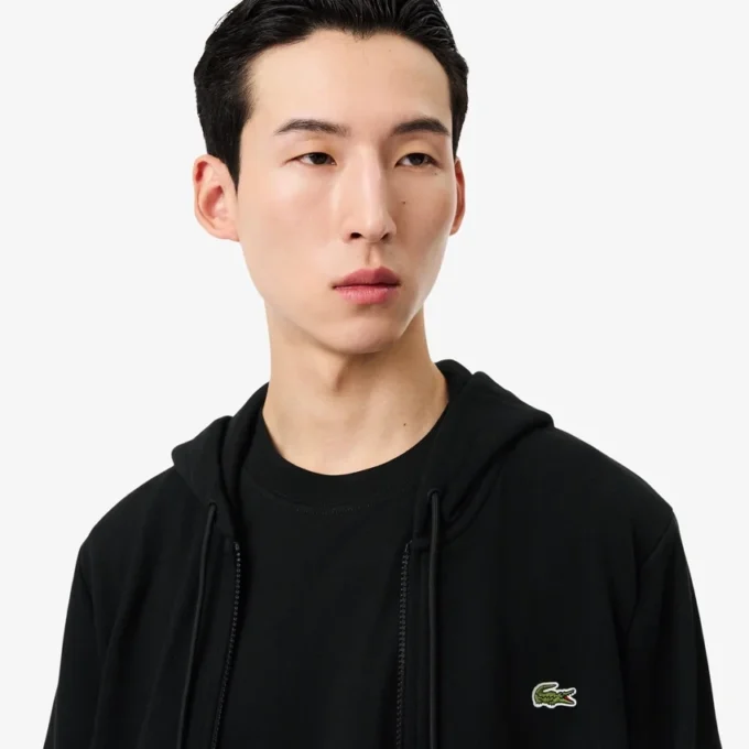Erkek Klasik Kesim Fermuarlı Polar Sweatshirt