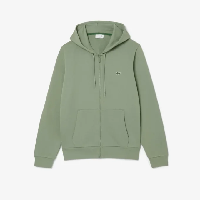Erkek Klasik Kesim Fermuarlı Polar Sweatshirt