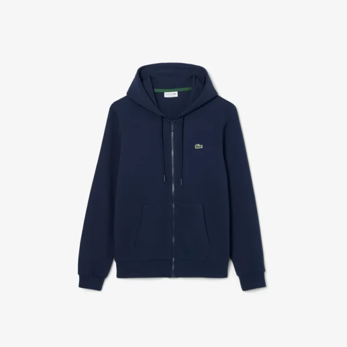 Erkek Klasik Kesim Fermuarlı Polar Sweatshirt