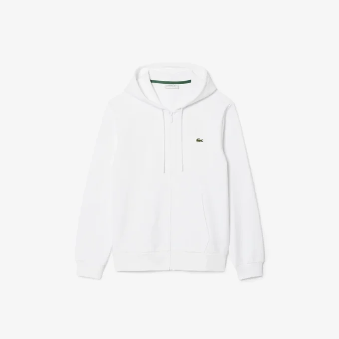 Erkek Klasik Kesim Fermuarlı Polar Sweatshirt
