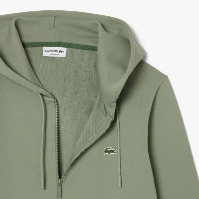 Erkek Klasik Kesim Fermuarlı Polar Sweatshirt