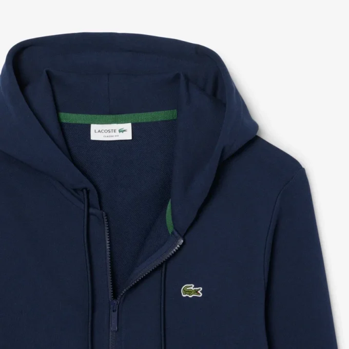 Erkek Klasik Kesim Fermuarlı Polar Sweatshirt