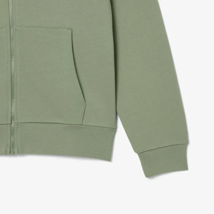 Erkek Klasik Kesim Fermuarlı Polar Sweatshirt