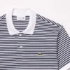 Erkek Klasik Kesim L.12.12 Çizgili Petit Piqua Polo