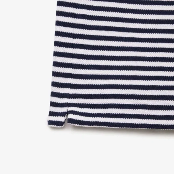 Erkek Klasik Kesim L.12.12 Çizgili Petit Piqua Polo