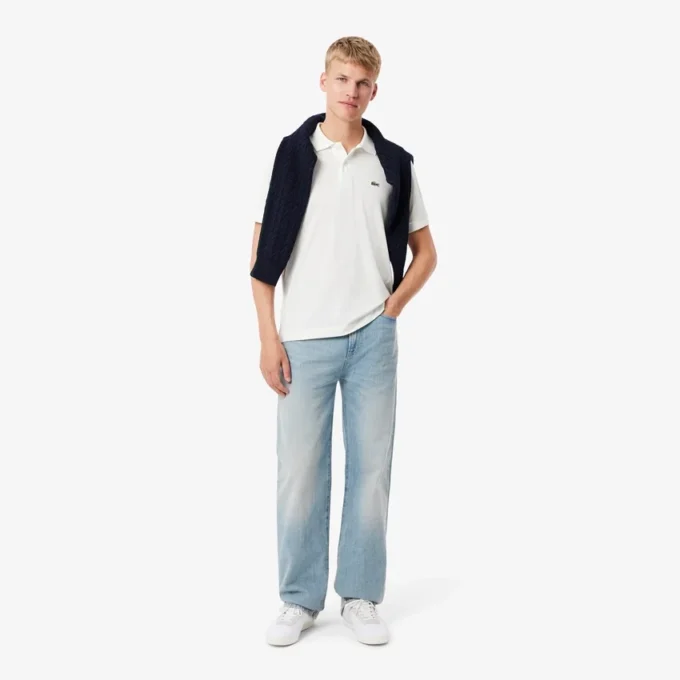 Erkek Klasik Kesim L.12.12 Light Piqua Polo Tişört