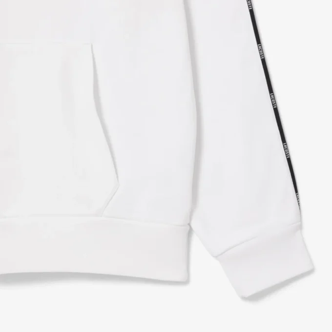 Erkek Klasik Kesim Logo Çizgili Sweatshirt