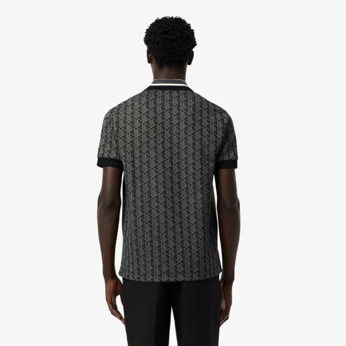 Erkek Klasik Kesim Monogram Polo Tişört