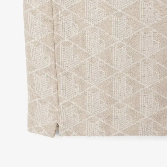 Erkek Klasik Kesim Monogram Polo Tişört