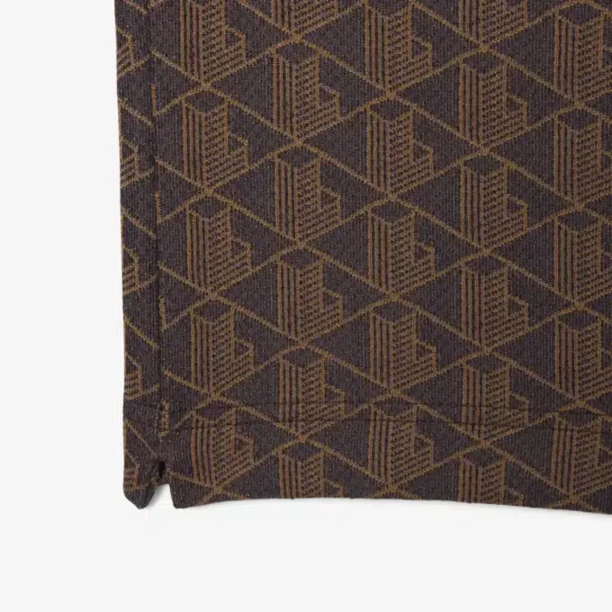 Erkek Klasik Kesim Monogram Polo Tişört