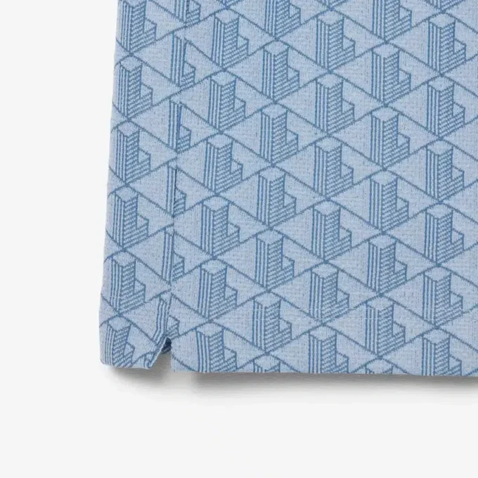 Erkek Klasik Kesim Monogram Polo Tişört