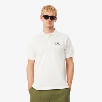 Erkek Klasik Kesim Nakışlı Motifli Piqua Polo Tişört
