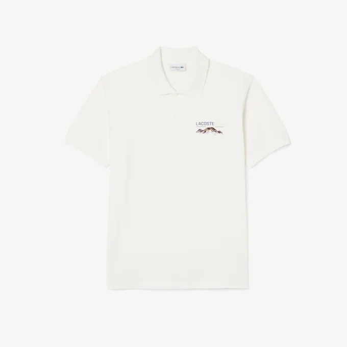 Erkek Klasik Kesim Nakışlı Motifli Piqua Polo Tişört