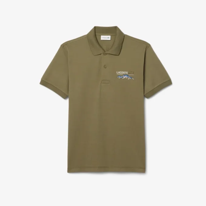 Erkek Klasik Kesim Nakışlı Motifli Piqua Polo Tişört