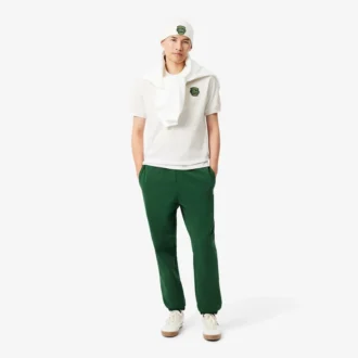 Erkek Klasik Kesim Petit Piqua Rozetli Polo Tişört