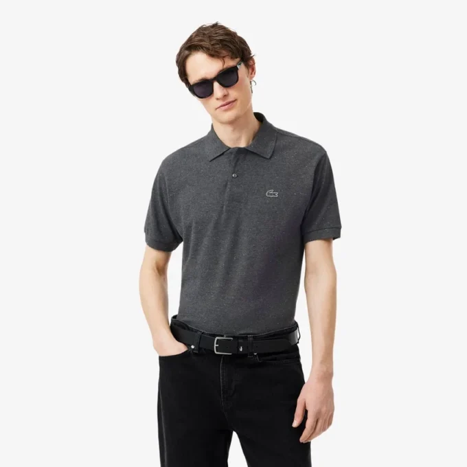 Erkek Klasik Kesim Piqua Marl Polo Tişört