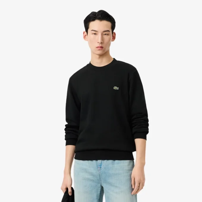 Erkek Klasik Kesim Polar Sweatshirt