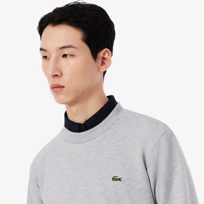 Erkek Klasik Kesim Polar Sweatshirt
