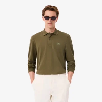 Erkek Klasik Kesim Uzun Kollu L.12.12 Polo Tişört